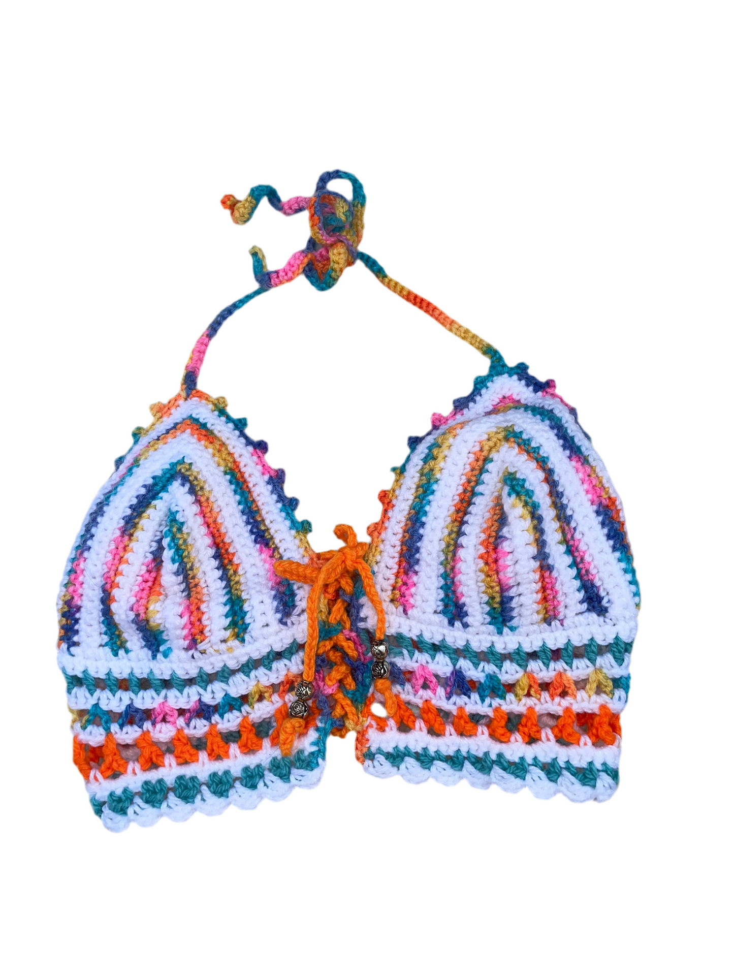 Neon Crochet Crop Top