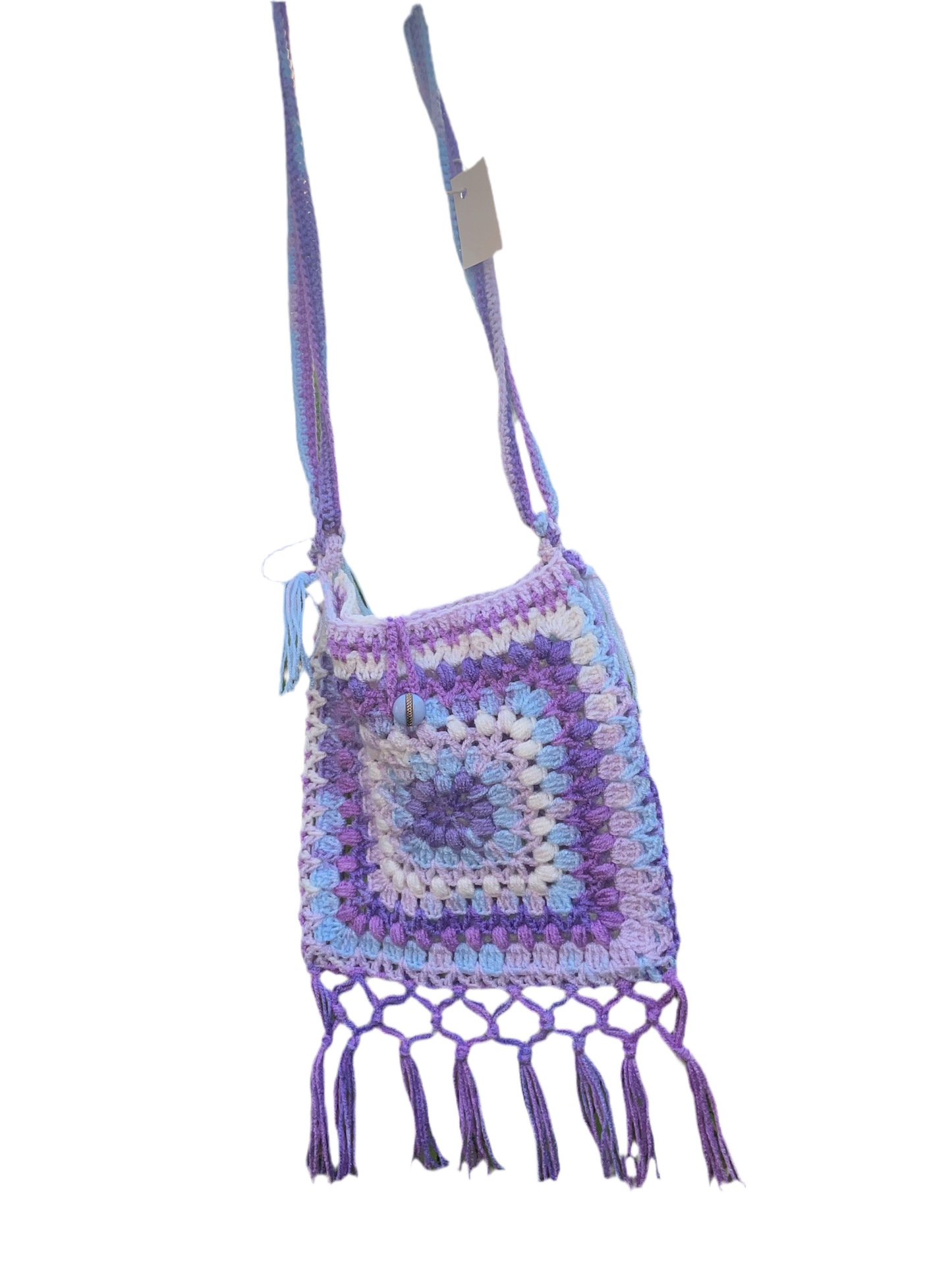 Purple Crochet Bag