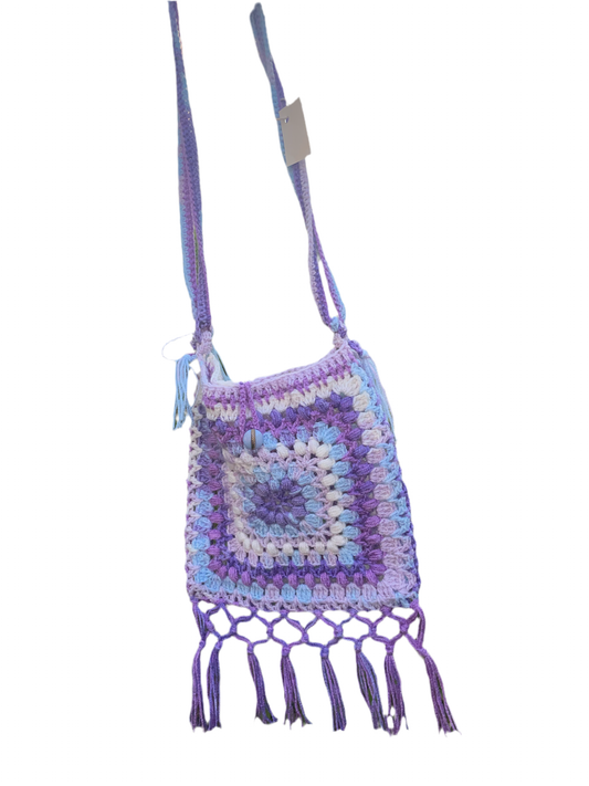 Purple Crochet Bag