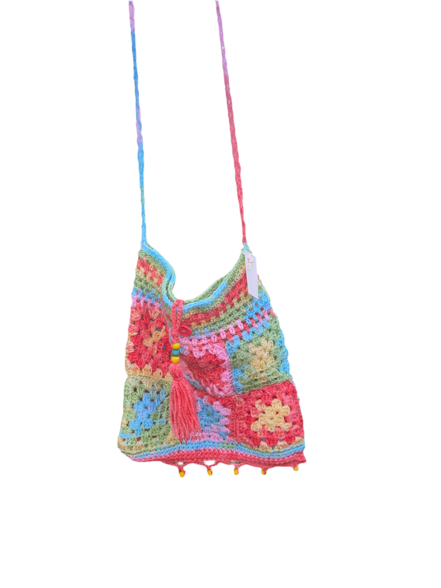 Rainbow Crochet Bag